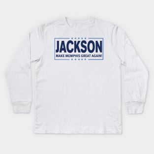 Jackson - MMGA!!! Kids Long Sleeve T-Shirt